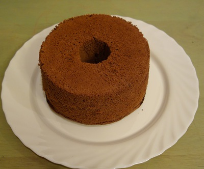 チョコレートシフォンケーキできました♪