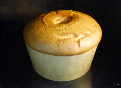 バナナのシフォンケーキ作りました♪