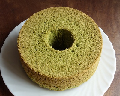 抹茶のシフォンケーキ♪