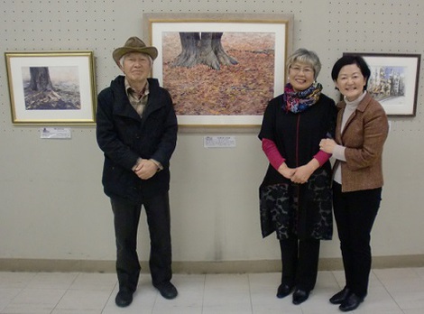 近藤勝彦氏 透明水彩画展♪