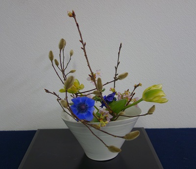 野の花生け花教室♪