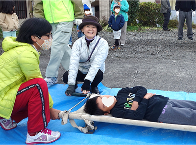 防災訓練です