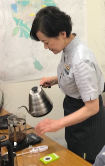 フレンチプレスで淹れる♪
