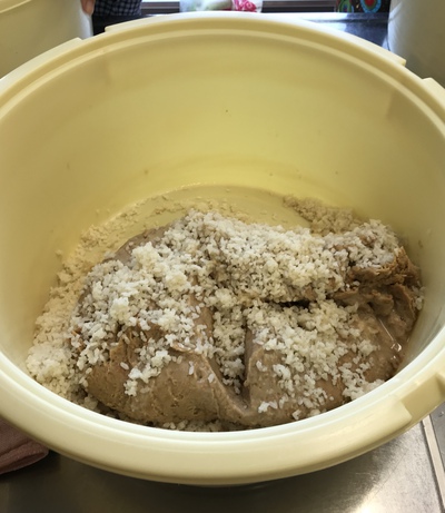 味噌作り教室♪