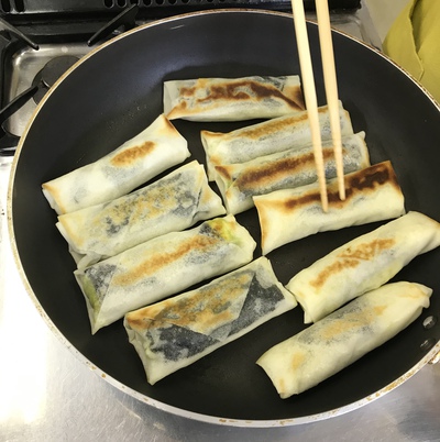 スティック春巻き♪