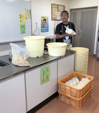 味噌作り教室♪