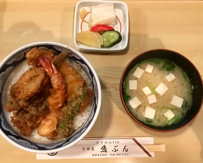 魚ぶんの天どん♪
