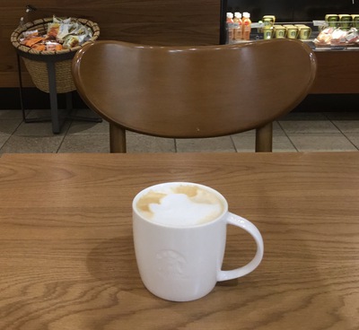 スタバのカプチーノ♪