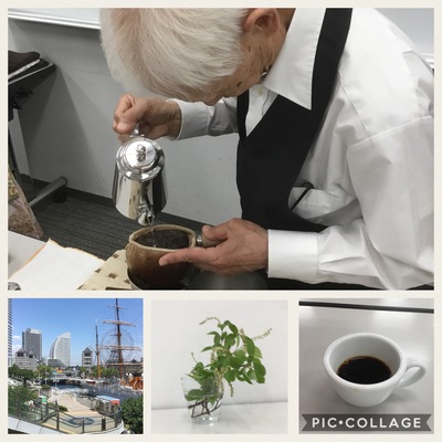 大坊勝治氏のネルドリップコーヒー講座♪