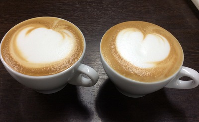 カプチーノの練習♪