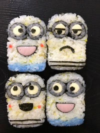 【募集】お弁当に最適！ミニオン 飾り巻き寿司 2017/11/05 15:53:07