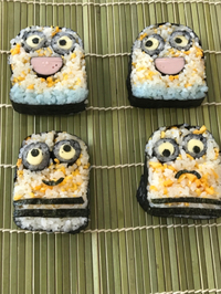 パパ、ママ、おばあちゃん 家族みんなで巻いちゃって〜！かわいい人気の飾り巻き寿司！ 2018/04/26 09:47:34