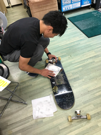 ステッカーチューンしています(*^^*)