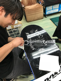ステッカーチューンしています(*^^*)
