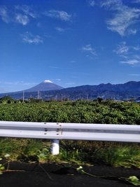 富士山、雪化粧