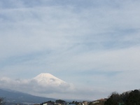富士山ちらっと見えました❗️