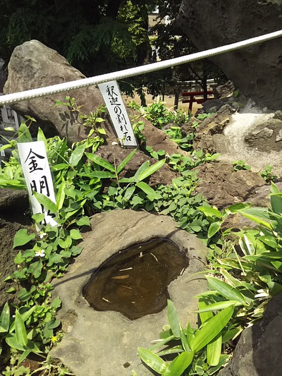 千駄ヶ谷の富士塚(ミニ富士山）