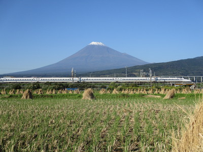 富士山　初冠雪