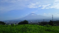 今朝の富士山