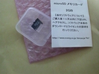 マイクロSDを手に入れた！