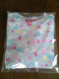 シナモロールのＴシャツ完成☆