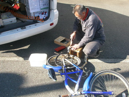 自転車の出張修理屋さん