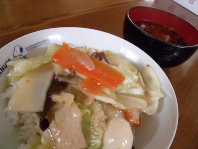 ちゅーちゅー中華丼♪