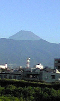 今朝の富士山