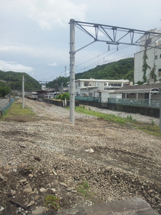 修善寺駅の工事が進んでます