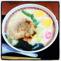豆乳ラーメン＠SA談合坂