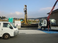 地盤改良工事終わりました。