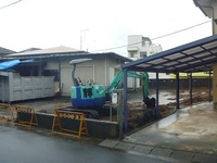 解体始まりました。