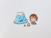 富士山とコーヒー