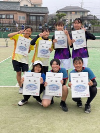 ２０代　キャプテン渥美瑛太・加納瑳由美・加賀成珠