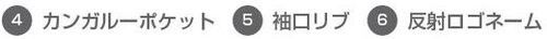 【作業服】桑和 3245-04 アノラックパーカー ～生地の表面は綿素材+内側はフリース素材の二重であたたかい～03