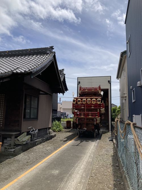 月曜日は片付け ～令和6年 吉原祇園祭 東本通り三丁目～作業服ツバメヤ静岡県富士市吉原ユニフォーム202403