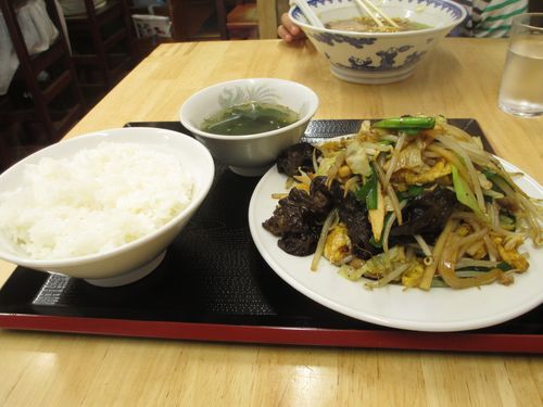 ラーメン 華やさんのきくらげ玉子定食富士市作業服ツバメヤユニフォーム神奈川県横浜市港北区岸根町03