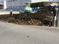 駐車場とお楽しみも急ピッチ