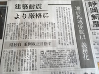 今朝の新聞より