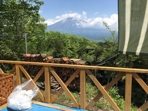 自然に囲まれながら