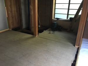 和室から洋間へ