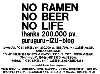 プレゼントっ、thanks 200,000 pv.…！！！