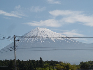 今朝の富士山