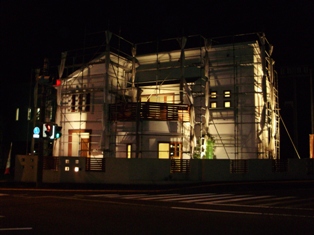 展示場改装中