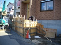 函南町　I様邸　玄関アプローチ階段