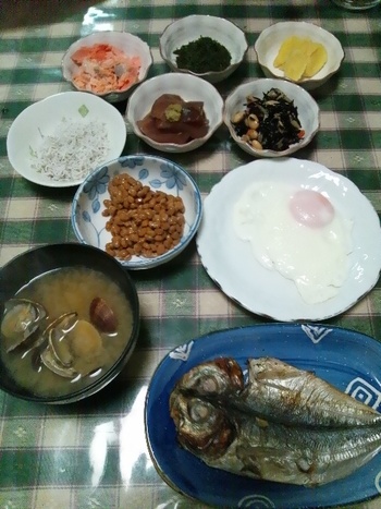 朝ごはん(^.^)