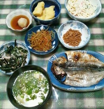 朝ごはんです。