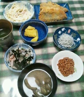 朝ごはんです！