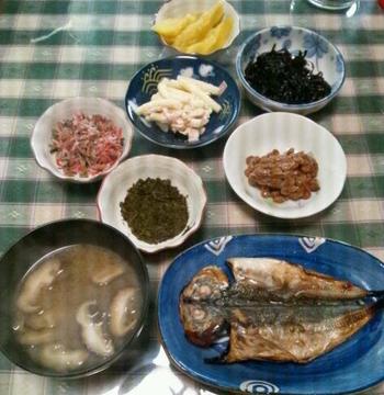 朝ごはんです。