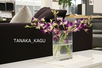 花の色、とソファーの色。
